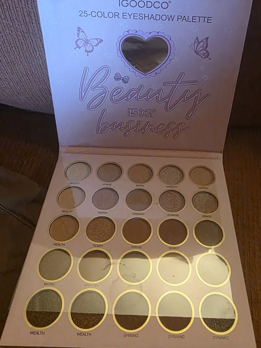 Pink & Neutral 25-Color Eyeshadow Palette